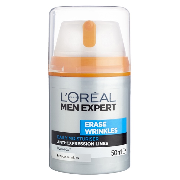Buy L'Oreal Men's Expert Erase Wrinkles Moisturising Cream 50ml Online at Chemist Warehouse®